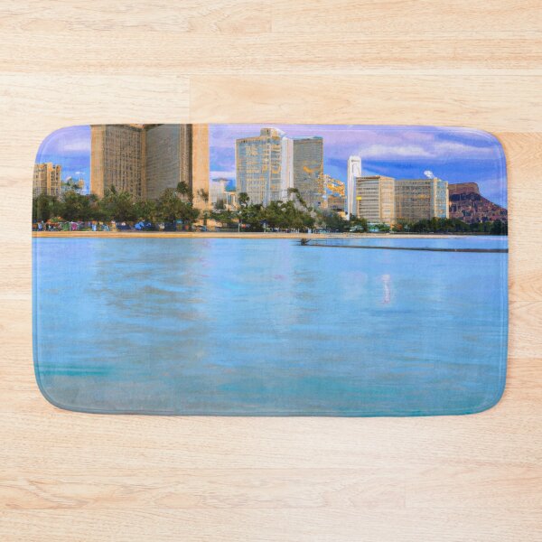 Item preview, Waikiki Beach Ocean View - A Majestic Portrait designed and sold by funnyhalloween.