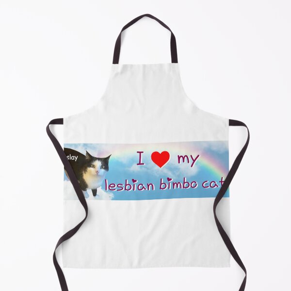 Item preview, I Love My Lesbian Bimbo Cat designed and sold by casserolestan.