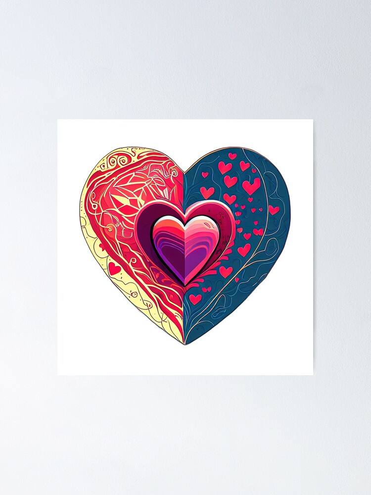 love heart Poster