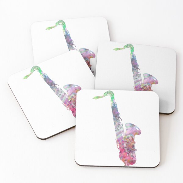 Item preview, Colorful Saxophone Musical Instrument Art designed and sold by Sharon Cummings Art.