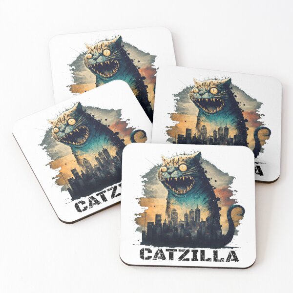 Item preview, Catzilla CRAZY COOL design designed and sold by MeditationMind.