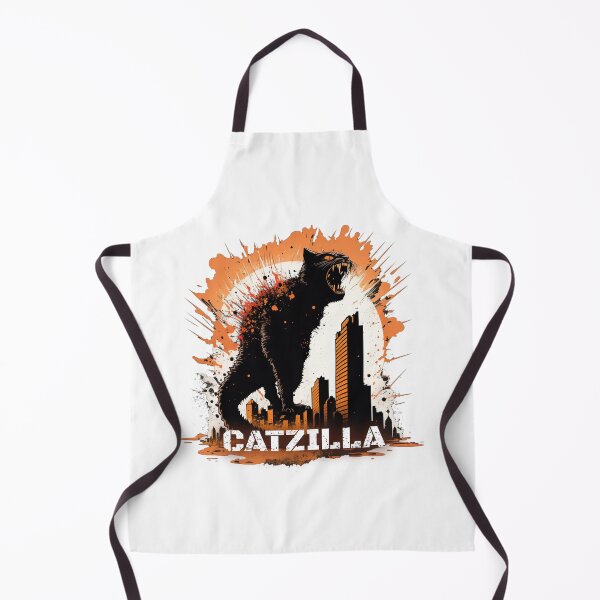 Item preview, Crazy EXPLODING Catzilla white designed and sold by MeditationMind.