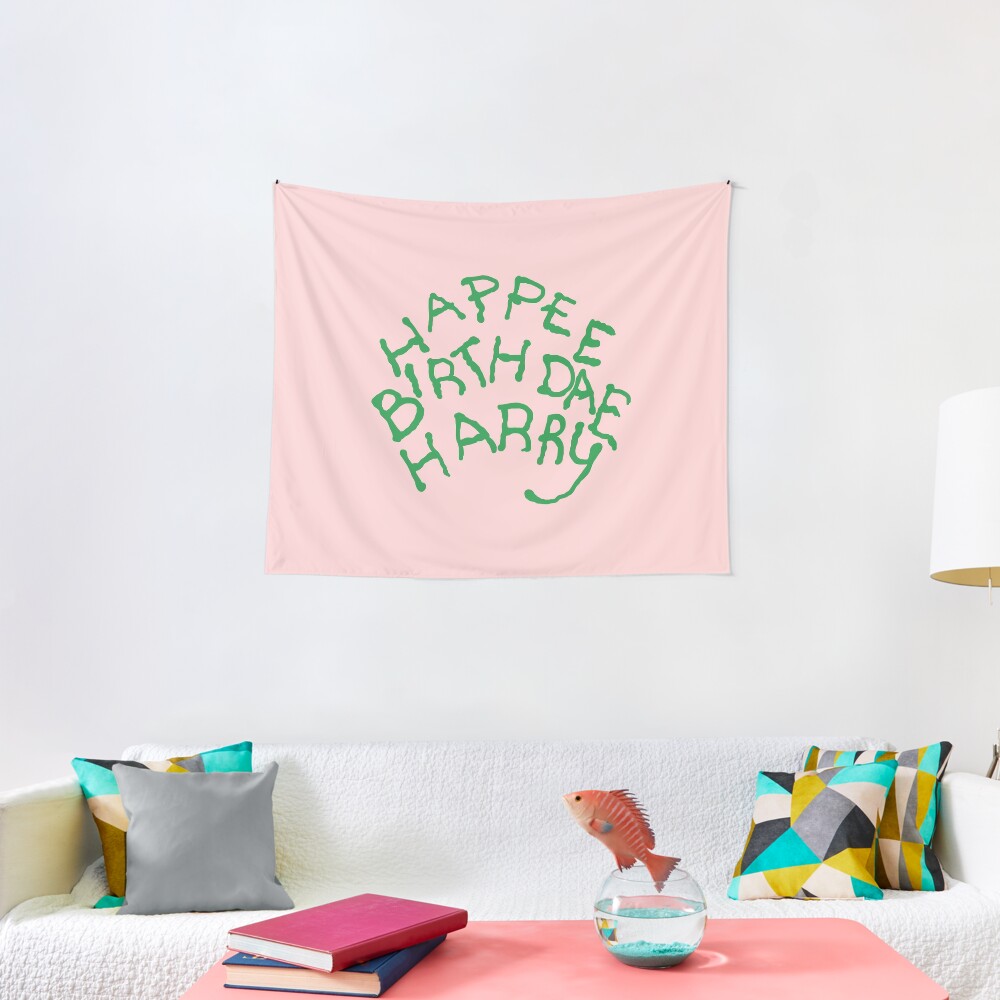 Happee Birthdae Harry Tapestry