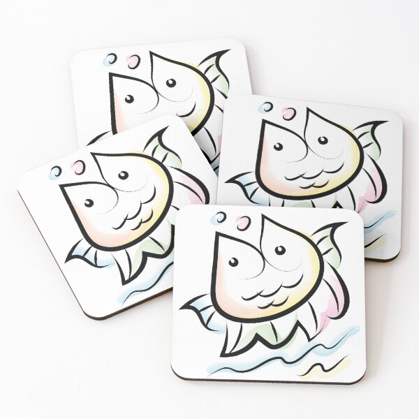 Item preview, Swimming big fat fishCAT - a cat and a fish designed and sold by metadorcreative.