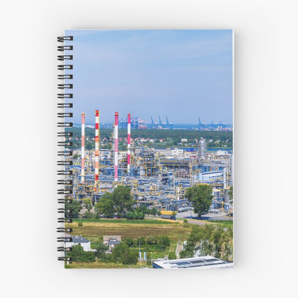 Item preview, Aerial landscape of refinery designed and sold by Lukasz Szczepanski.