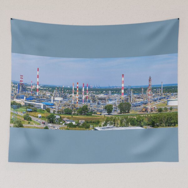 Item preview, Aerial landscape of refinery designed and sold by Lukasz Szczepanski.
