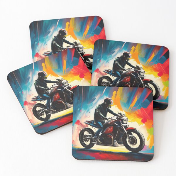 Item preview, Riding the Flames - Blazing Biker designed and sold by WBP Mart.