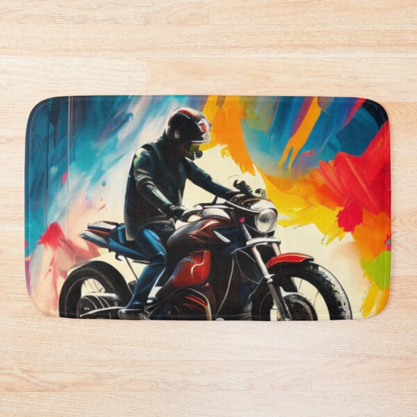 Item preview, Riding the Flames - Blazing Biker designed and sold by WBP Mart.