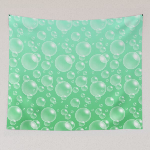 Item preview, Funny Soap Bubbles - Cold Colors designed and sold by stylebytara.