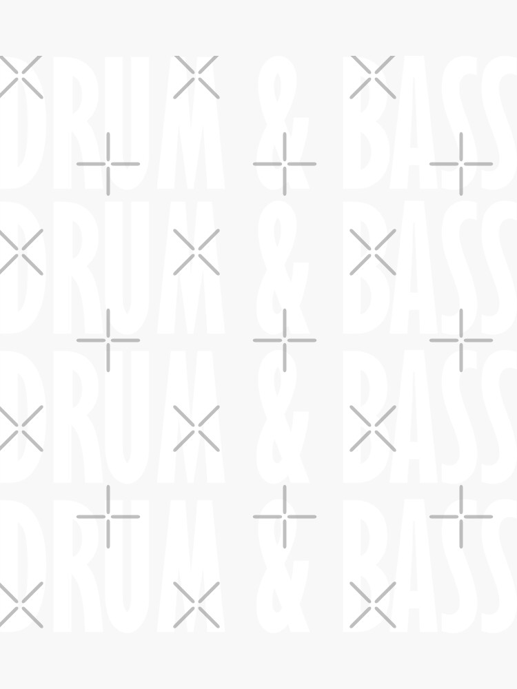 "Drum And Bass Music Liquid Jungle EDM Cool Drum & Bass" Sticker for