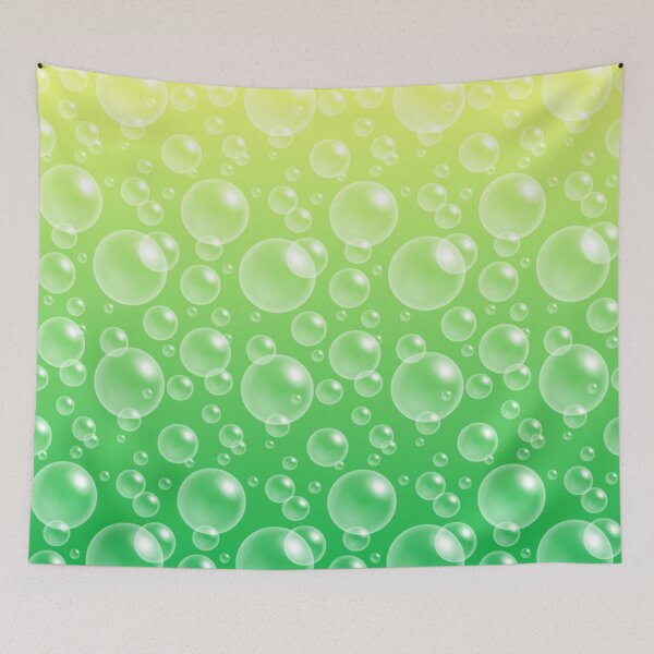Item preview, Funny Soap Bubbles - Cold Colors designed and sold by stylebytara.