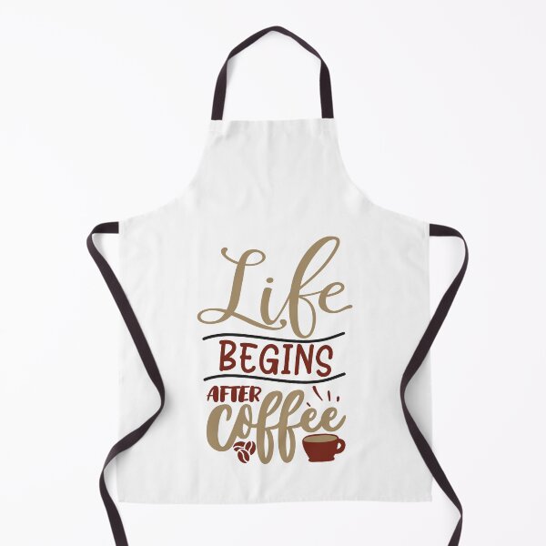 Item preview, "Life Begins After Coffee" Design designed and sold by RedArtsDesign.