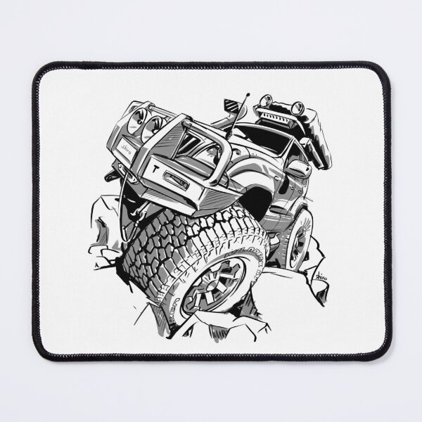 Item preview, The cartoon of Land Cruiser Prado designed and sold by Nick Shirokov.