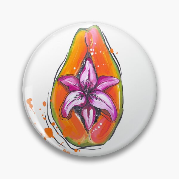 Item preview, Papaya and lily designed and sold by Alla Kuzmina.