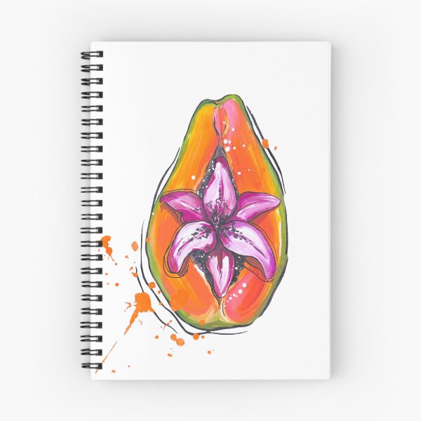 Item preview, Papaya and lily designed and sold by Alla Kuzmina.