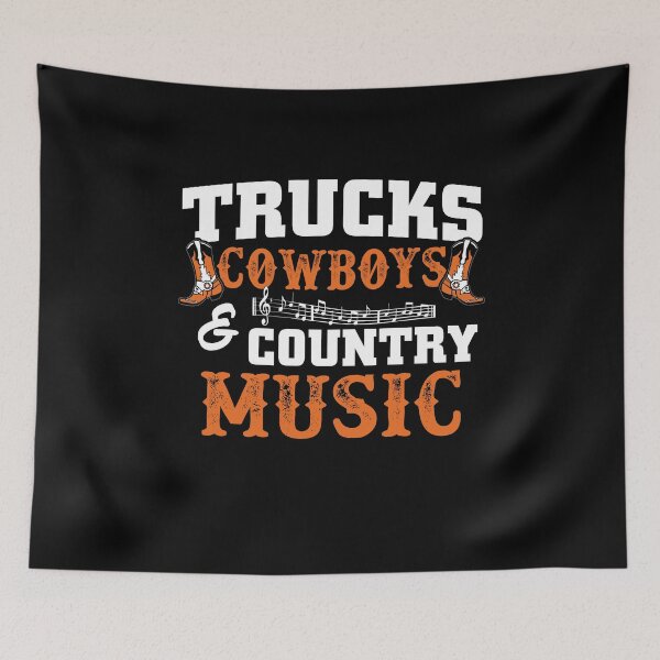 Item preview, Trucks Cowboys & Country Music  designed and sold by BUBLTEES.