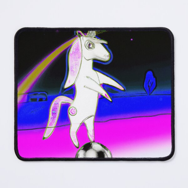 Artikel-Vorschau von pinkes psychedelisches Einhorn spielt Fussball, designt und verkauft von MarcelSchubert5.