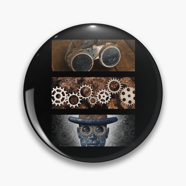 Item preview, Steampunk gears and goggles designed and sold by rocklegends99.