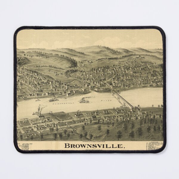 Item preview, Brownsville, Pennsylvania (1902) designed and sold by allhistory.