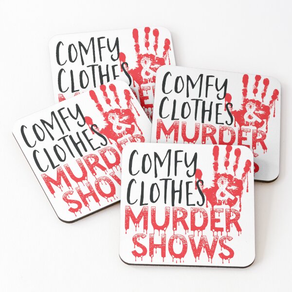 Item preview, Comfy clothes & murder shows designed and sold by Eric Luken.
