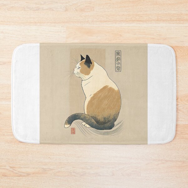 Item preview, Cat Ukiyo-e style designed and sold by Vividy.