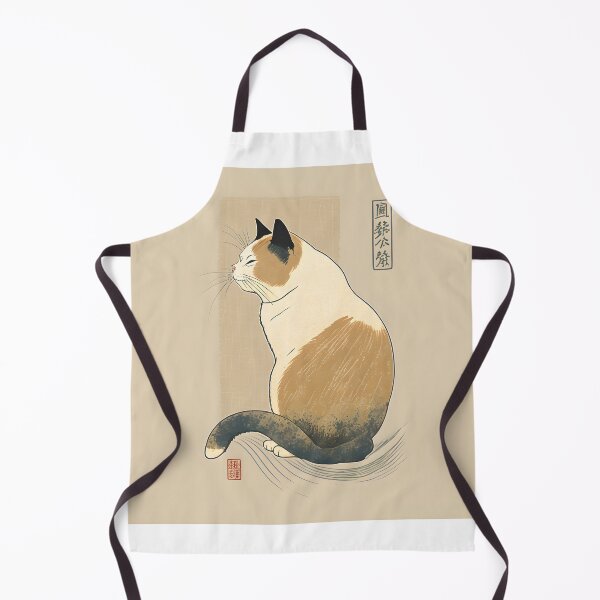Artikelvorschau, Katze im Ukiyo-e-Stil entworfen und verkauft von Vividy.