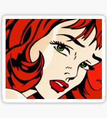 Redhead (Lichtenstein) Sticker