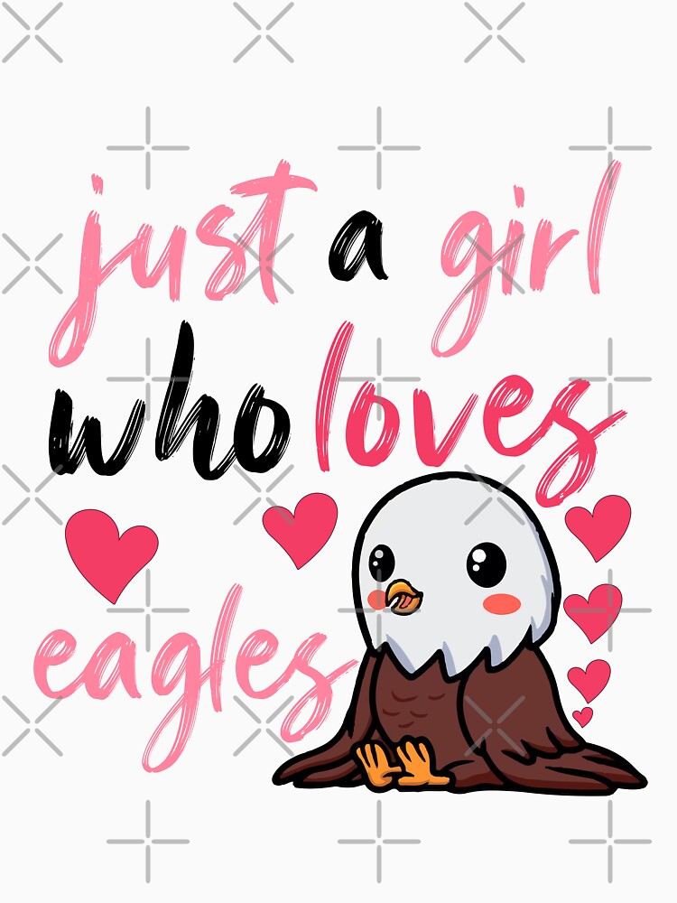 Just A Girl Who Loves Eagles Clothes Outfit Gift Eagle Tank Top