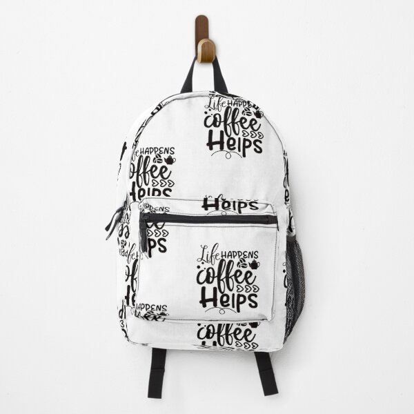 Item preview, "Life Happens Coffee Helps" Design, Life Happens Coffee Helps designed and sold by RedArtsDesign.