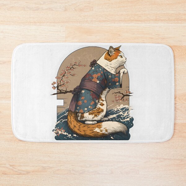Aperçu de l'œuvre Style Cat 2 Ukiyo-e créée et vendue par Vividy.