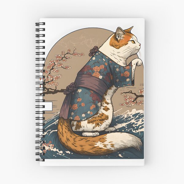 Item preview, Cat 2 Ukiyo-e style designed and sold by Vividy.