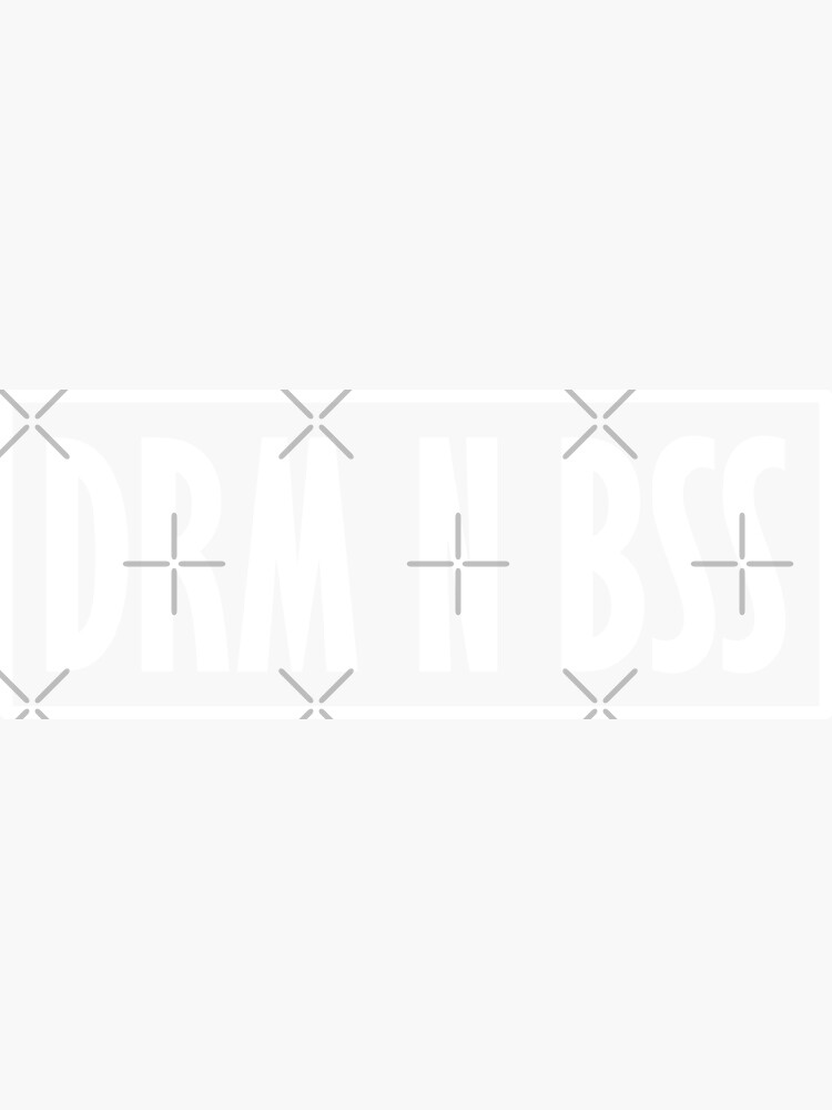 "Drum And Bass Music Liquid Jungle EDM Cool Drum & Bass" Sticker for