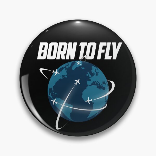 Item preview, Born To Fly - Airplane Lover - Aviation and Aircraft Enthusiast designed and sold by Ikaroots.