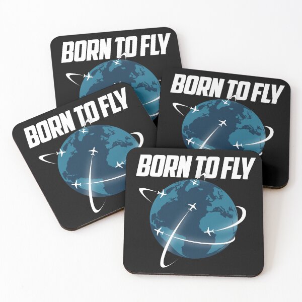 Item preview, Born To Fly - Airplane Lover - Aviation and Aircraft Enthusiast designed and sold by Ikaroots.