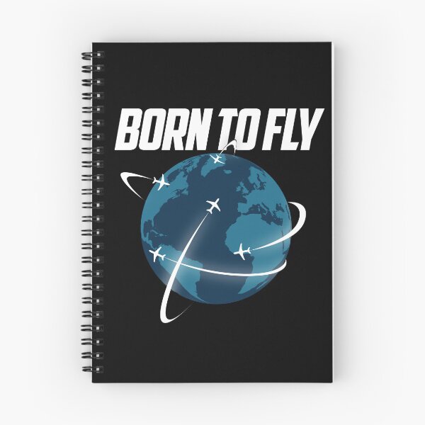 Item preview, Born To Fly - Airplane Lover - Aviation and Aircraft Enthusiast designed and sold by Ikaroots.