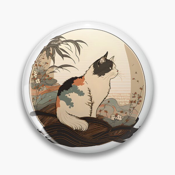 Item preview, Cat 3 Ukiyo-e style designed and sold by Vividy.
