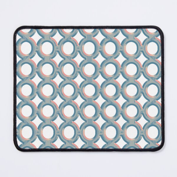 Item preview, A design of Circle geometric shape pattern of cyan and pink color. designed and sold by storefunnypets.