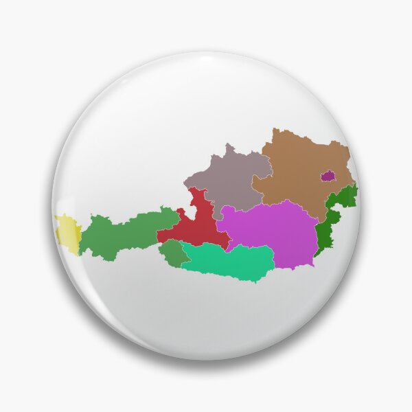 Item preview, Austria Color Map designed and sold by Pixel4Art.