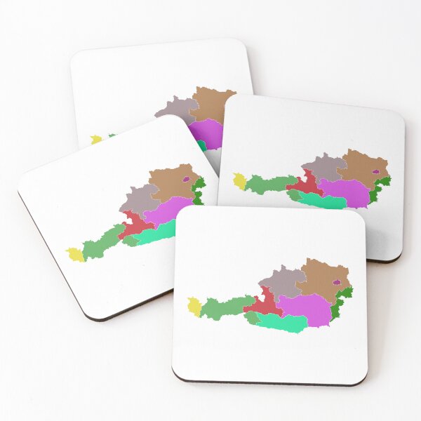 Item preview, Austria Color Map designed and sold by Pixel4Art.