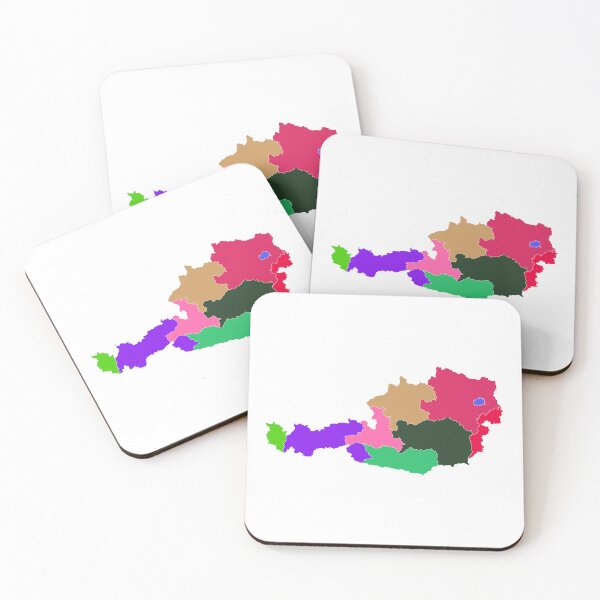 Item preview, Austria Color Map designed and sold by Pixel4Art.