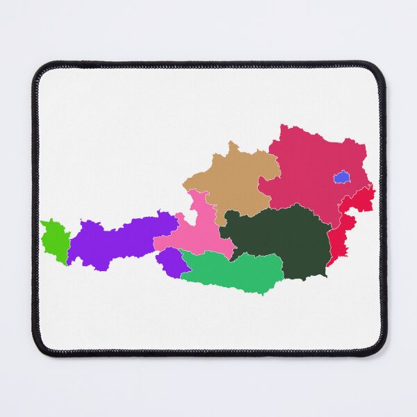 Item preview, Austria Color Map designed and sold by Pixel4Art.