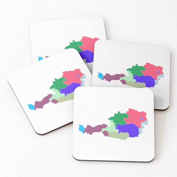 Item preview, Austria Color Map designed and sold by Pixel4Art.