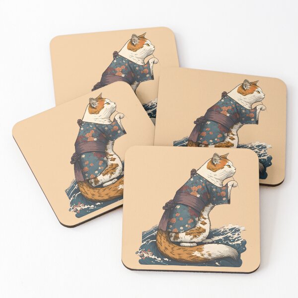 Item preview, Cat 2 Ukiyo-e style (w/o BG) designed and sold by Vividy.