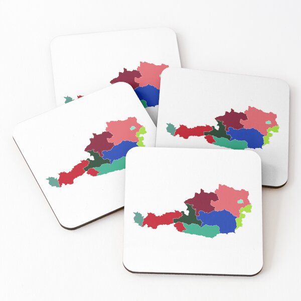 Item preview, Austria Color Map designed and sold by Pixel4Art.