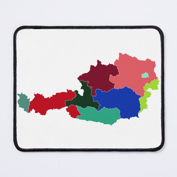 Item preview, Austria Color Map designed and sold by Pixel4Art.