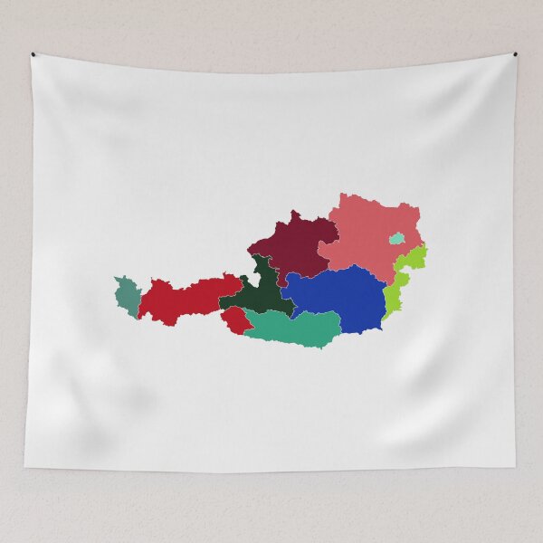 Item preview, Austria Color Map designed and sold by Pixel4Art.