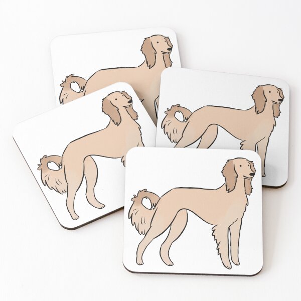Item preview, Saluki cute illustration  designed and sold by Yarafantasyart.