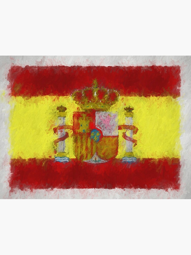 Spain Flag Reworked No. 66, Series 4 by 8th-and-f
