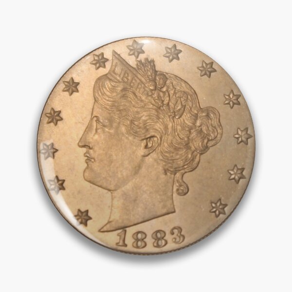 Item preview, 1883 Liberty "V" Nickel designed and sold by coinsxcrochet.