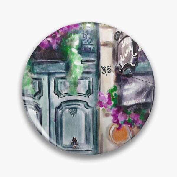 Item preview, Paris cityscape painting Paris street cafe art  designed and sold by Tamarioniart.